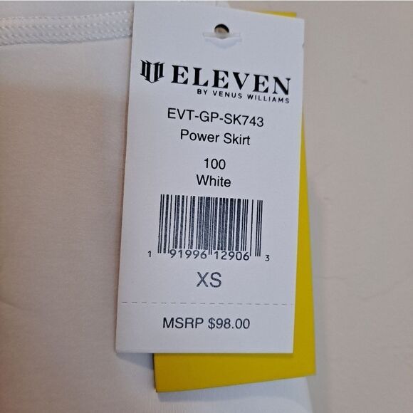 NWT Eleven Break Point Skirt Size XS White - Picture 6 of 9